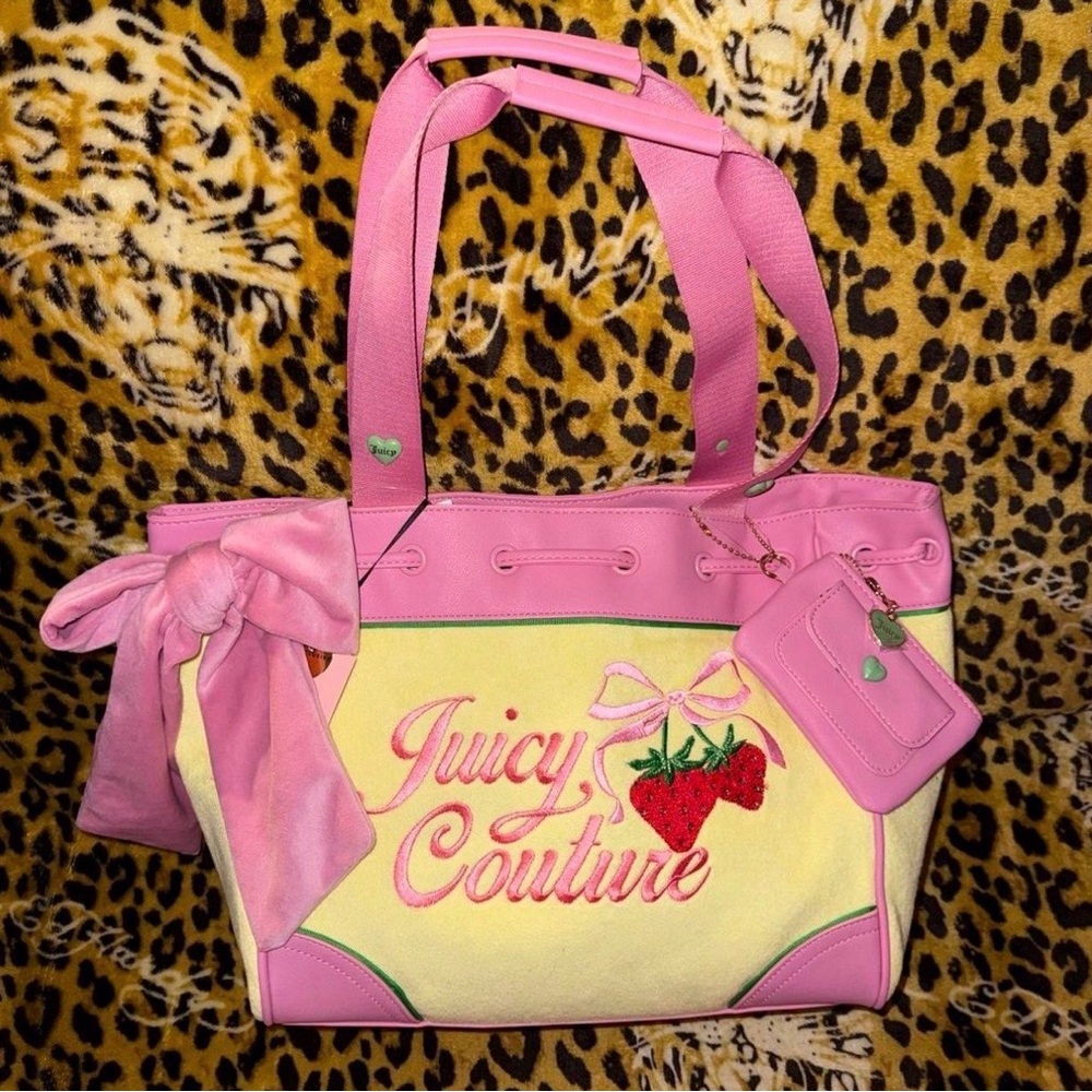 Juicy Couture Daydreamer Bag Yellow and pink
